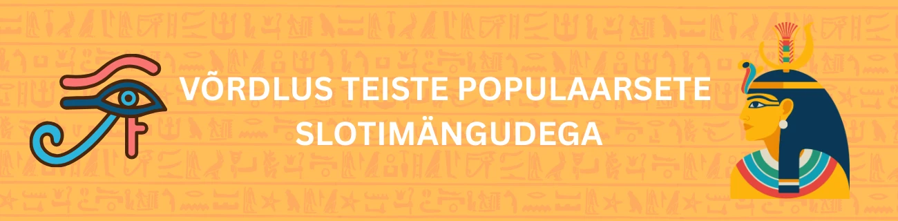 Võrdlus teiste populaarsete slotimängudega